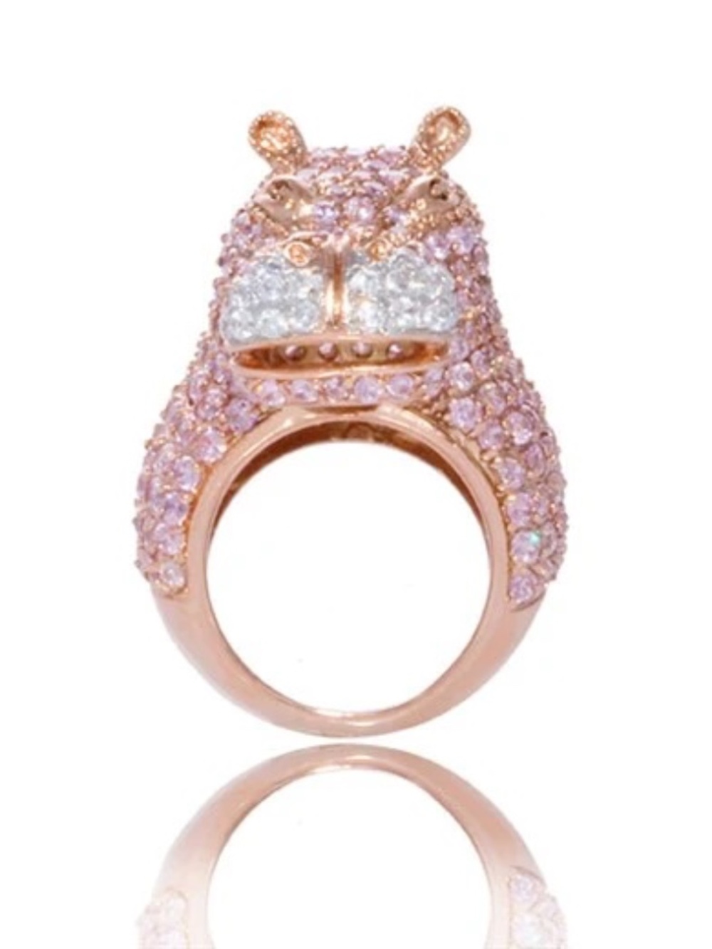 NWT | nOir Jewelry | Holly the Hippopotamus Ring - Sold out online! - Picture 2 of 5